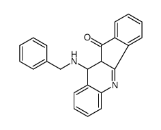 10-(benzylamino)-10,10a-dihydroindeno[1,2-b]quinolin-11-one结构式