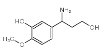 3-(3-HYDROXY-4-METHOXYPHENYL)-DL-BETA-ALANINOL picture