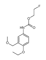 2-fluoroethyl N-[4-ethoxy-3-(methoxymethyl)phenyl]carbamate结构式