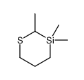 2,3,3-trimethyl-1,3-thiasilinane结构式