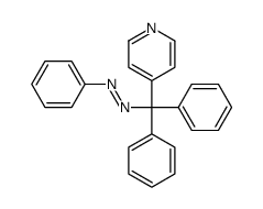 [diphenyl(pyridin-4-yl)methyl]-phenyldiazene结构式