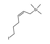 6-iodo-1-(trimethylsilyl)-2-hexene Structure