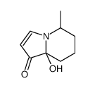 8a-hydroxy-5-methyl-5,6,7,8-tetrahydroindolizin-1-one结构式