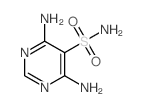 5-Pyrimidinesulfonamide,4,6-diamino- structure