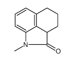 1-methyl-2a,3,4,5-tetrahydrobenzo[cd]indol-2-one结构式