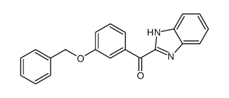 1H-benzimidazol-2-yl-(3-phenylmethoxyphenyl)methanone Structure