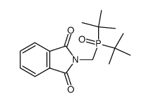 Di-tert-butyl(phthalimidomethyl)phosphanoxid Structure