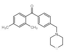 2,4-DIMETHYL-4'-THIOMORPHOLINOMETHYL BENZOPHENONE结构式