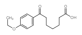 7-(4-ethoxyphenyl)-7-oxoheptanoic acid结构式