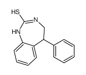 5-phenyl-1,3,4,5-tetrahydro-1,3-benzodiazepine-2-thione结构式