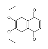 6,7-diethoxy-5,8-dihydronaphthalene-1,4-dione结构式