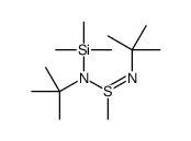 N-(N-tert-butyl-S-methylsulfinimidoyl)-2-methyl-N-trimethylsilylpropan-2-amine结构式