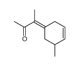 3-(5-methylcyclohex-3-en-1-ylidene)butan-2-one Structure