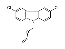 3,6-dichloro-9-(ethenoxymethyl)carbazole Structure