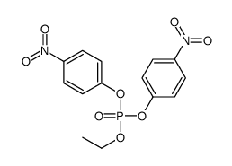 ethyl bis(4-nitrophenyl) phosphate Structure