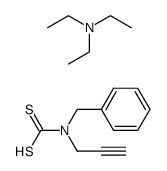 Triethylammonium-N-benzyl-N-2-propinyl-dithiocarbamat Structure