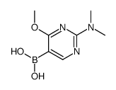 [2-(dimethylamino)-4-methoxypyrimidin-5-yl]boronic acid Structure