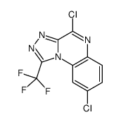 4,8-DICHLORO-1-(TRIFLUOROMETHYL)[1,2,4]TRIAZOLO[4,3-A]QUINOXALINE structure