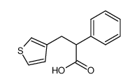 2-phenyl-3-thiophen-3-yl-propionic acid Structure