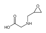 2-(oxiran-2-ylmethylamino)acetic acid Structure