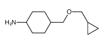 4-(cyclopropylmethoxymethyl)cyclohexan-1-amine结构式