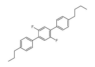 1-(4-butylphenyl)-2,5-difluoro-4-(4-propylphenyl)benzene结构式