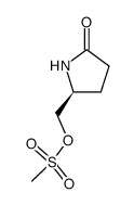 [(2S)-5-oxopyrrolidin-2-yl]methyl methanesulfonate Structure