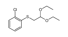 Benzene, 1-chloro-2-[(2,2-diethoxyethyl)thio]结构式