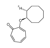 2-(E-(2-2H1)-cyclo-octyloxy)tropone Structure