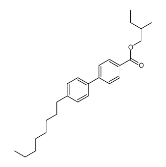 2-methylbutyl 4-(4-octylphenyl)benzoate Structure