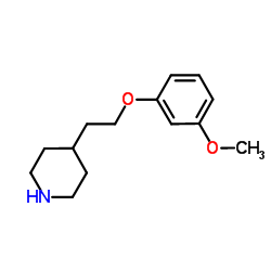 4-[2-(3-Methoxyphenoxy)ethyl]piperidine Structure