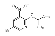 5-溴-2-异丙基氨基-3-硝基吡啶结构式