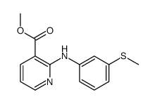 methyl 2-(3-methylsulfanylanilino)pyridine-3-carboxylate Structure