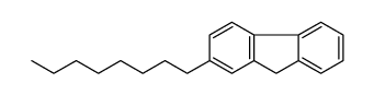 2-octyl-9H-fluorene Structure