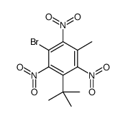 1-bromo-3-tert-butyl-5-methyl-2,4,6-trinitrobenzene Structure