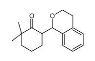 6-(3,4-dihydro-1H-isochromen-1-yl)-2,2-dimethylcyclohexan-1-one Structure