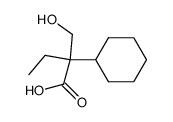 3-Hydroxy-2-aethyl-2-cyclohexyl-propionsaeure Structure