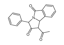 1-acetyl-3-phenyl-1,9b-dihydro-pyrrolo[2,1-a]isoindole-2,5-dione Structure