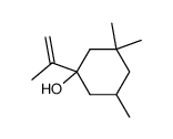 1-Isopropenyl-3,3,5-trimethyl-cyclohexanol结构式
