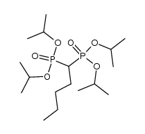 tetraisopropyl 1,1-butylidenediphosphonate Structure