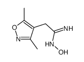 4-Isoxazoleethanimidamide,N-hydroxy-3,5-dimethyl-(9CI)结构式