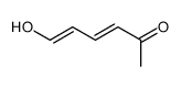2,4-Hexadienal, 5-hydroxy-, (E,Z)- (9CI) Structure