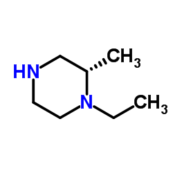 1-Ethyl-2-methylpiperazine Structure