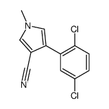 4-(2,5-DICHLOROPHENYL)-1-METHYL-1H-PYRROLE-3-CARBONITRILE结构式