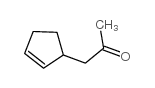 1-(2-环戊烯)-2-丙酮结构式