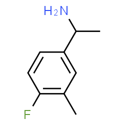 1-(4-Fluoro-3-methylphenyl)ethan-1-amine structure