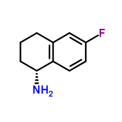 (1R)-6-FLUORO-1,2,3,4-TETRAHYDRONAPHTHALEN-1-AMINE structure