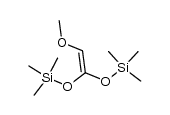 2-methoxy-1,1-bis(trimethylsilyloxy)ethene Structure