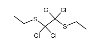 1,2-bis-ethylsulfanyl-tetrachloro-ethane结构式