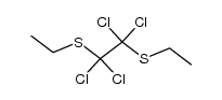 1,2-bis-ethylsulfanyl-tetrachloro-ethane Structure